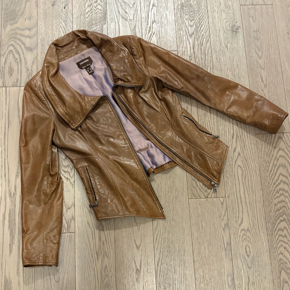 Danier Brown Leather Jacket